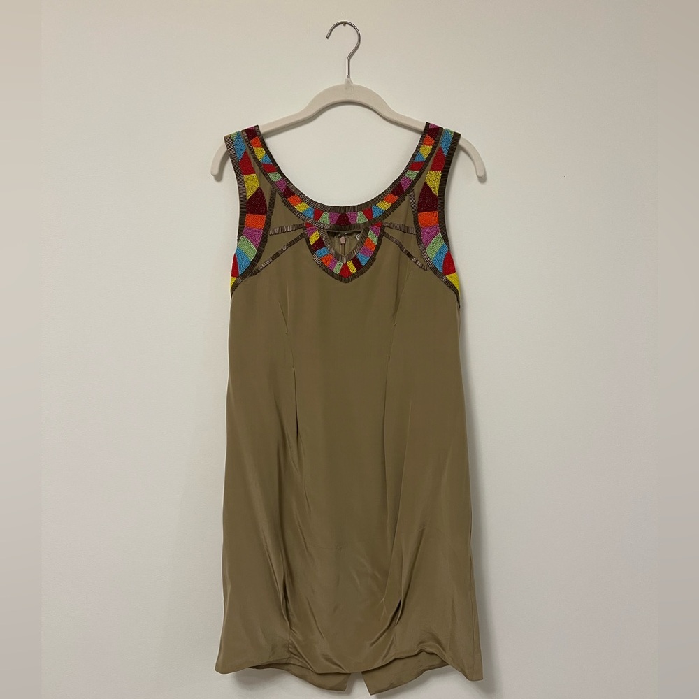 Yoana Baraschi Silk Beaded Dress